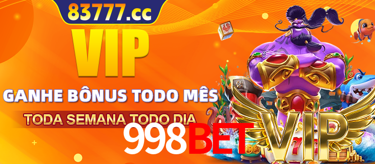 Banner promocional do 998BET oferecendo 100% de recompensas adicionais contínuas para quem fizer o login diário (Daily sign-in), com um mascote de coelho.